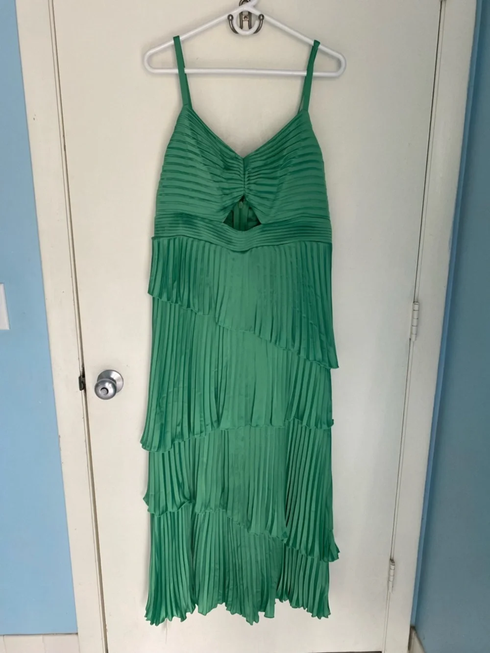 NWT Abercrombie & Fitch Giselle Pleated Tiered Maxi Dress Size XL